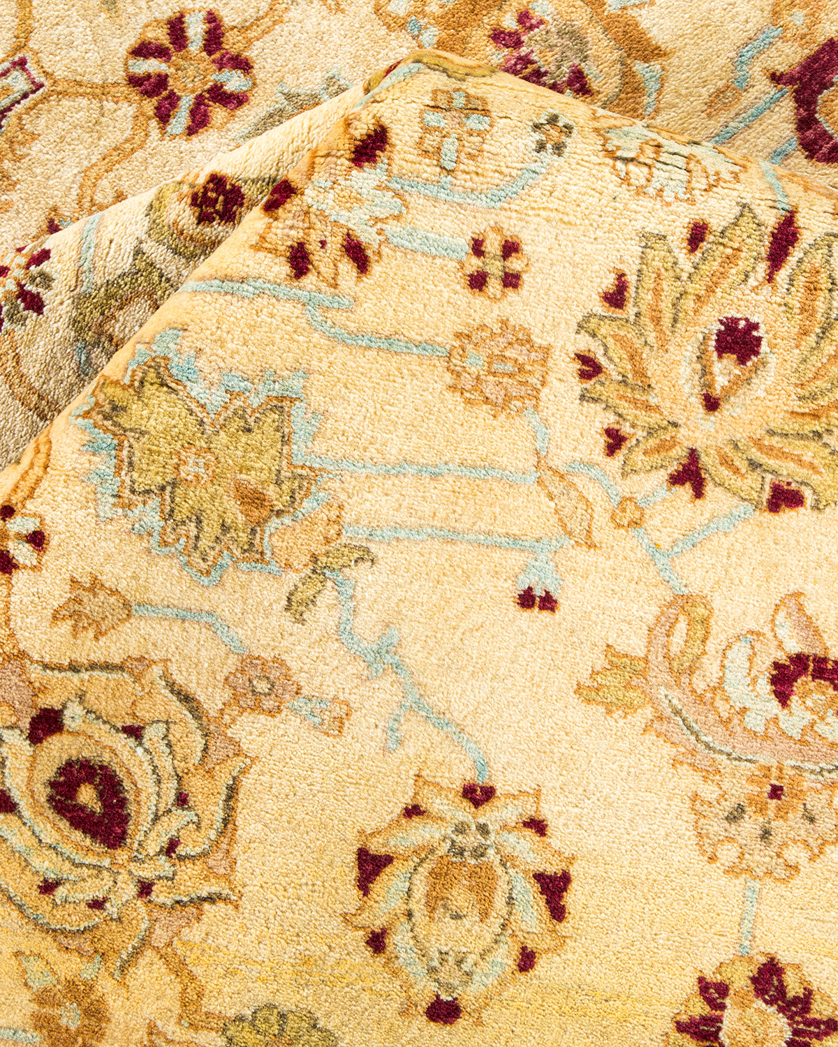 Mogul, One-of-a-Kind Hand-Knotted Area Rug - Ivory, 6' 1" x 8' 8"