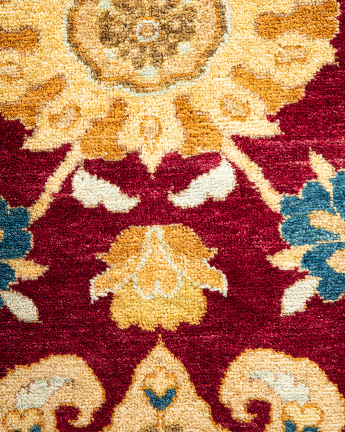 Mogul, One-of-a-Kind Hand-Knotted Area Rug - Red, 6' 1" x 9' 1"