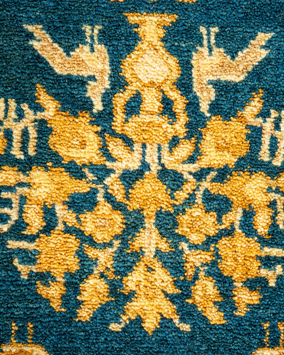 Mogul, One-of-a-Kind Hand-Knotted Area Rug - Green, 6' 2" x 8' 8"