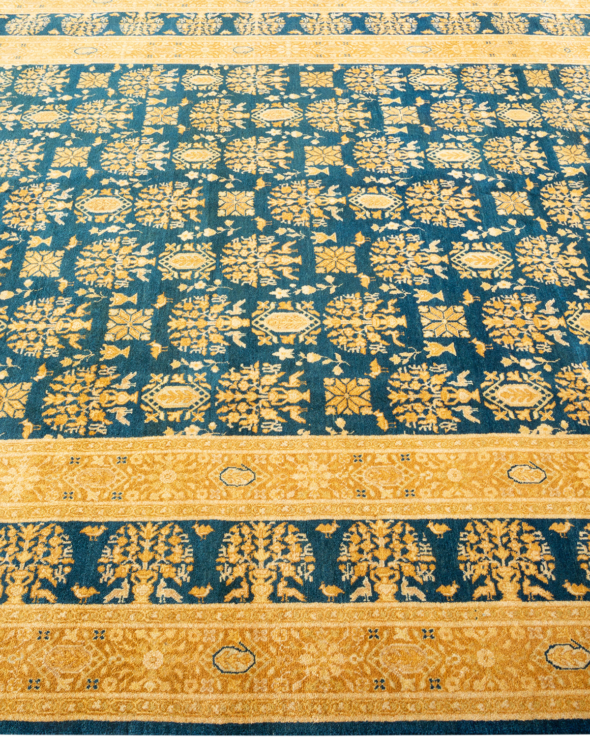 Mogul, One-of-a-Kind Hand-Knotted Area Rug - Green, 6' 2" x 8' 8"