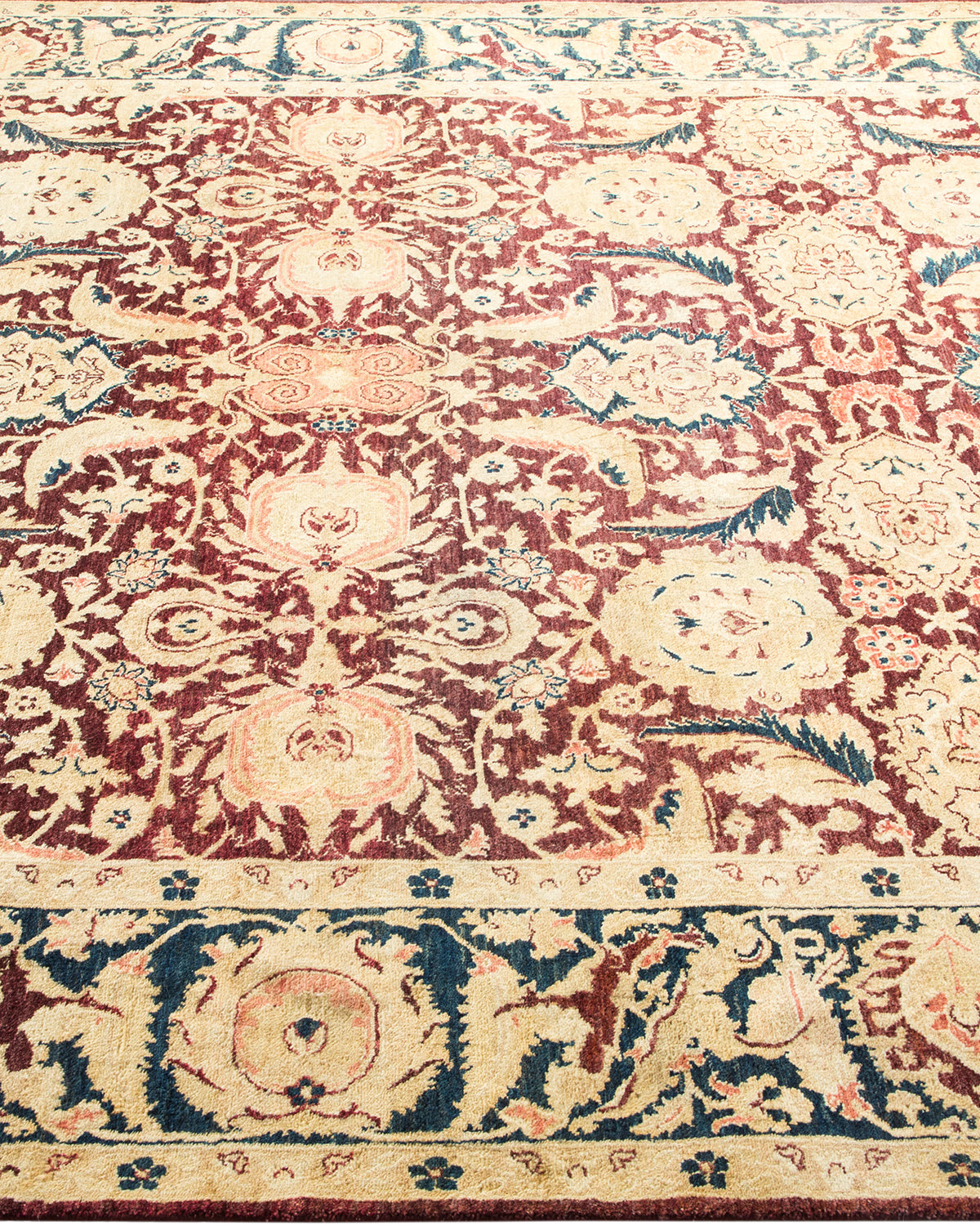 Mogul, One-of-a-Kind Hand-Knotted Area Rug - Red, 6' 1" x 8' 8"