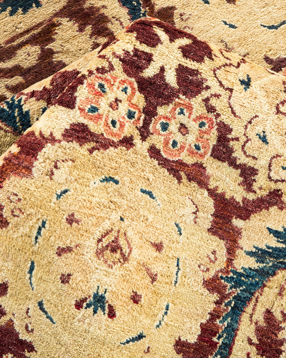 Mogul, One-of-a-Kind Hand-Knotted Area Rug - Red, 6' 1" x 8' 8"