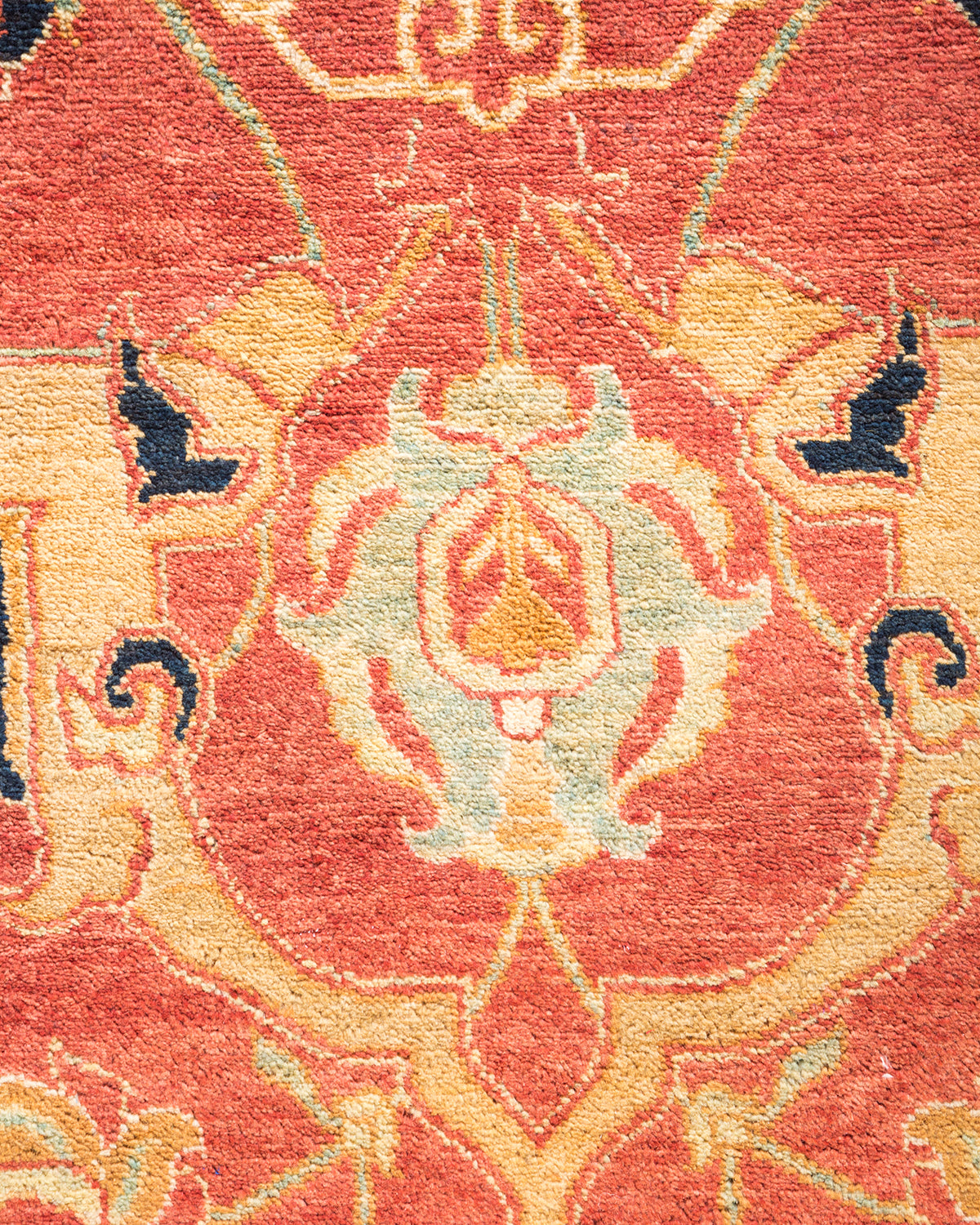 Mogul, One-of-a-Kind Hand-Knotted Area Rug - Orange, 6' 0" x 8' 10"