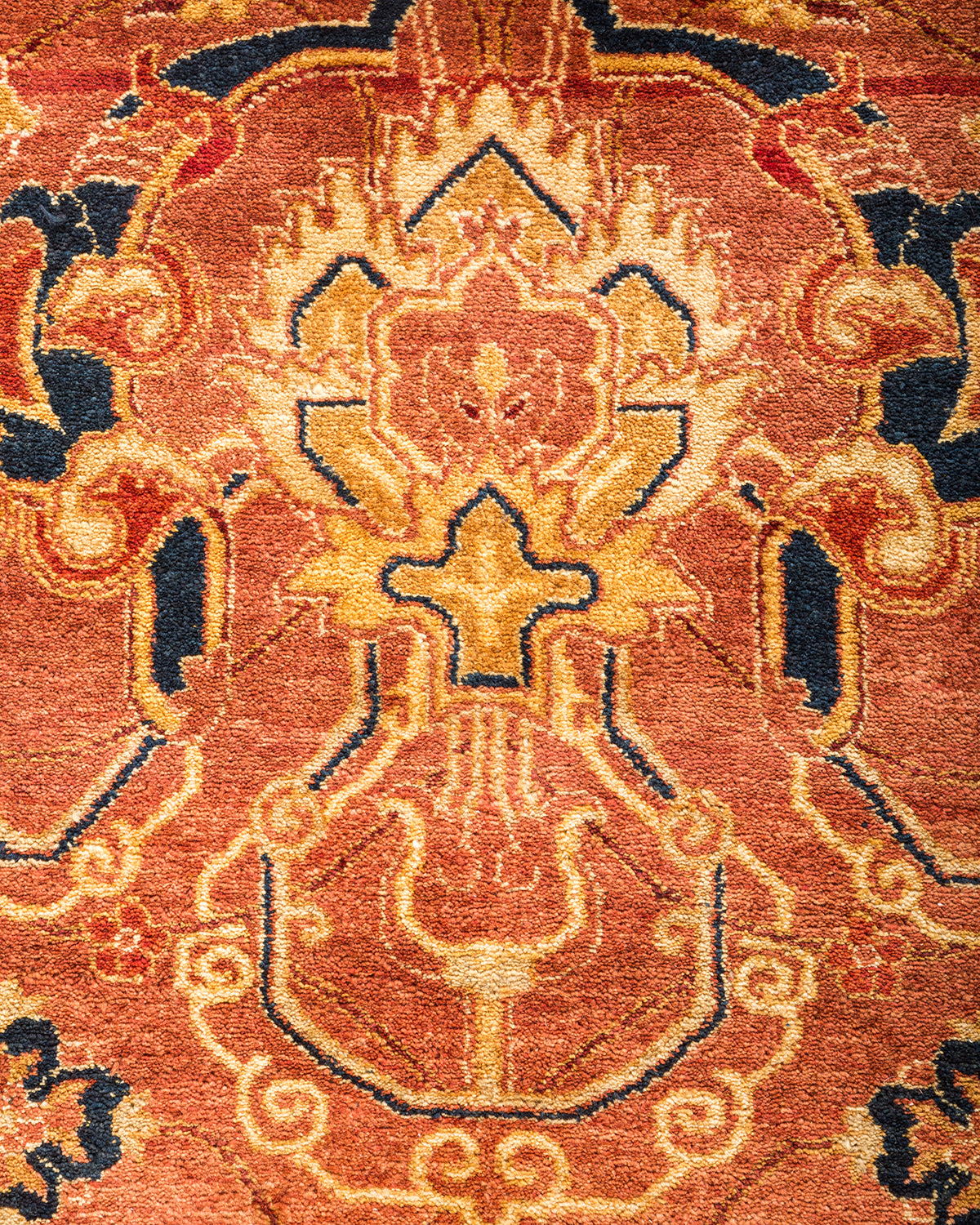 Mogul, One-of-a-Kind Hand-Knotted Area Rug - Orange, 6' 1" x 8' 5"