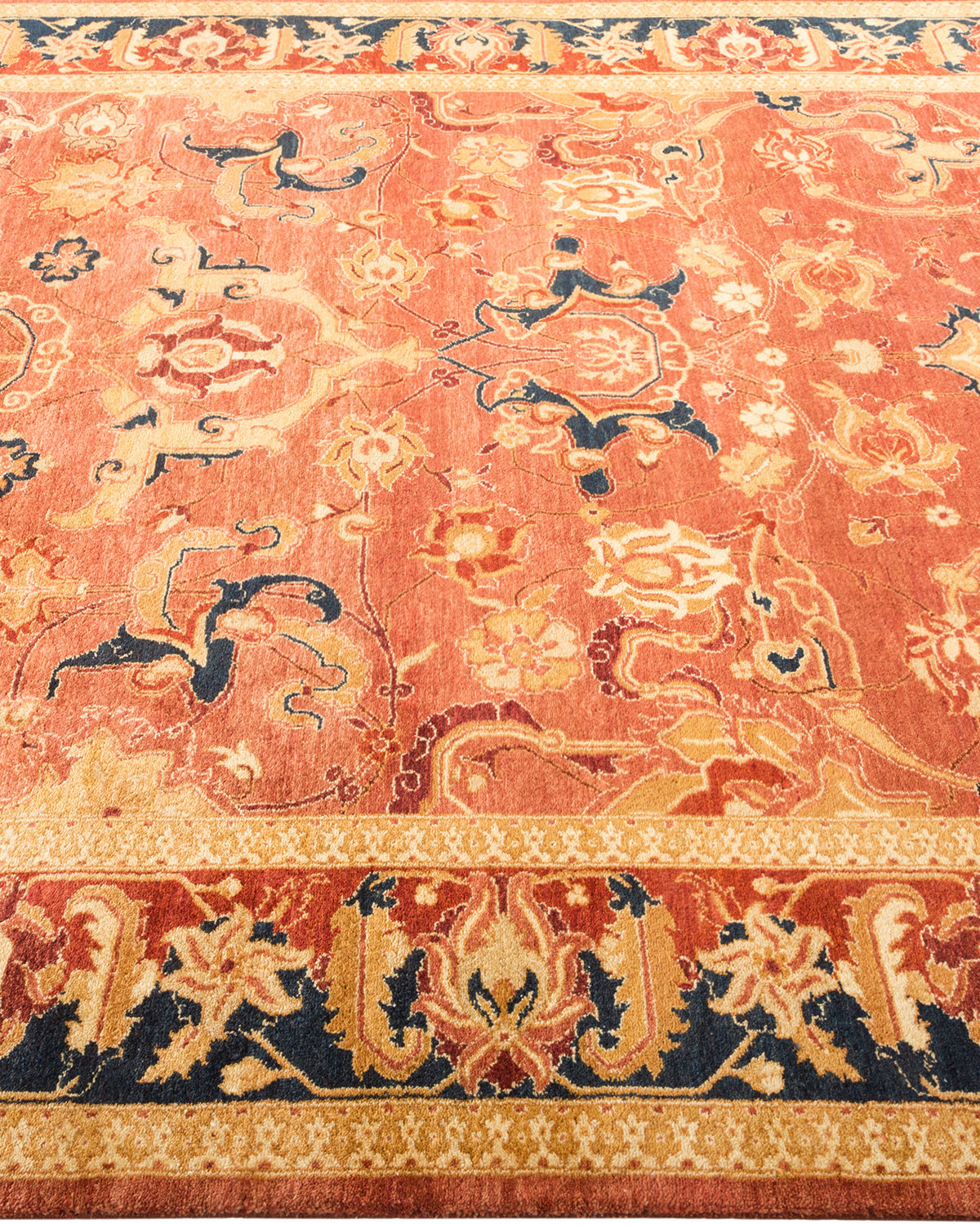 Mogul, One-of-a-Kind Hand-Knotted Area Rug - Orange, 6' 1" x 8' 5"