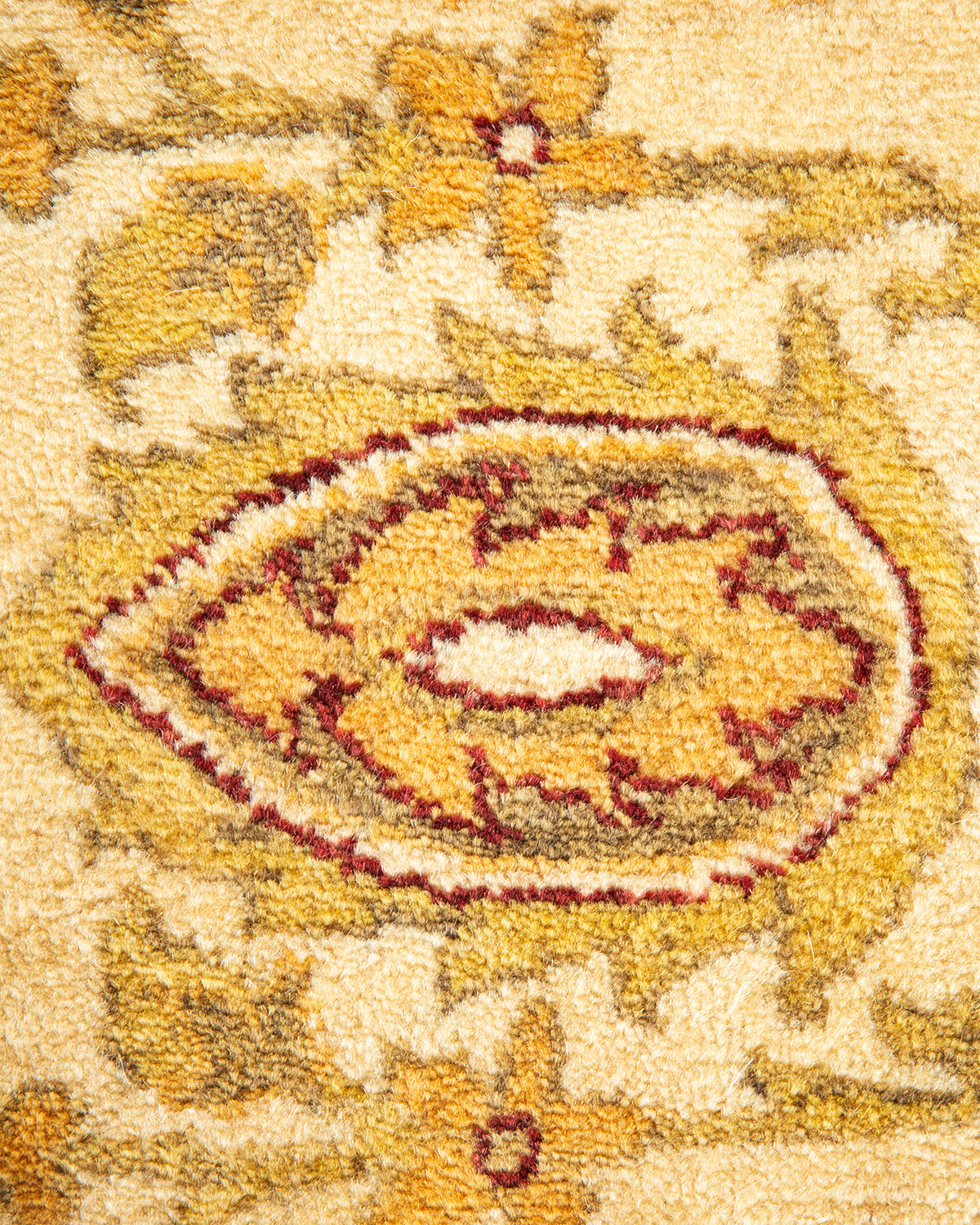 Mogul, One-of-a-Kind Hand-Knotted Area Rug - Ivory, 6' 1" x 9' 3"