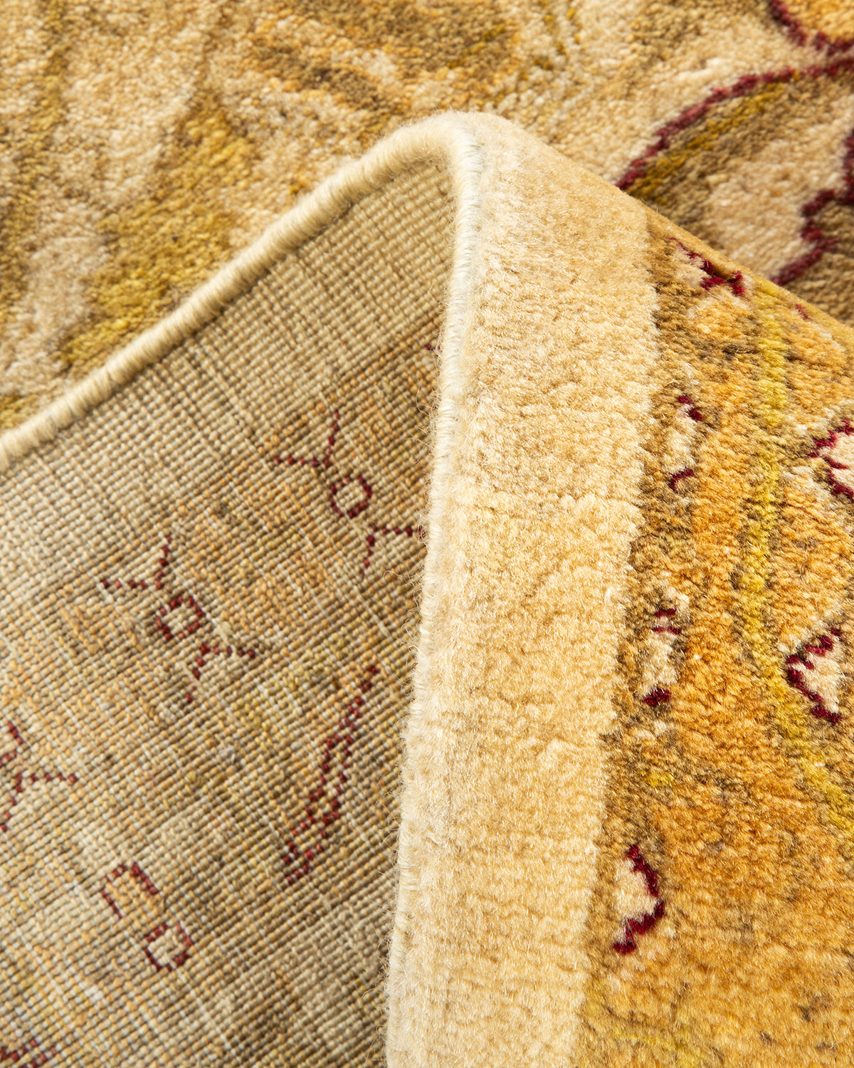 Mogul, One-of-a-Kind Hand-Knotted Area Rug - Ivory, 6' 1" x 9' 3"