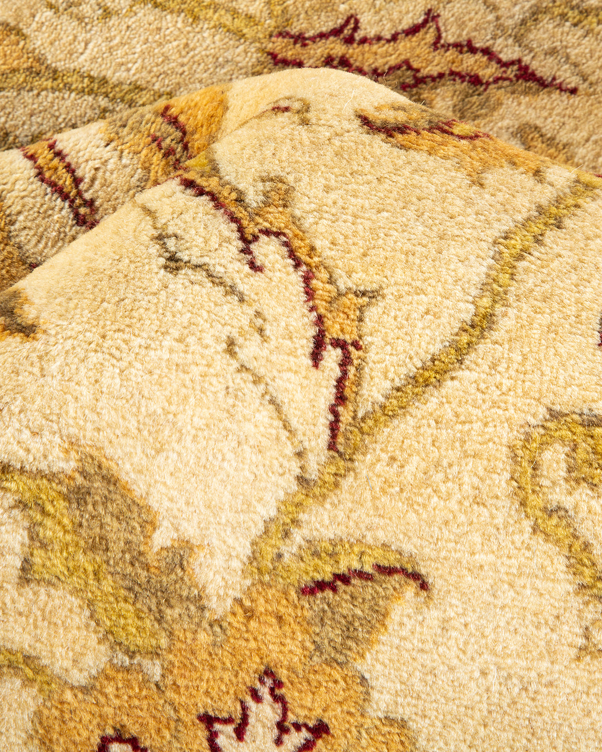 Mogul, One-of-a-Kind Hand-Knotted Area Rug - Ivory, 6' 1" x 9' 3"