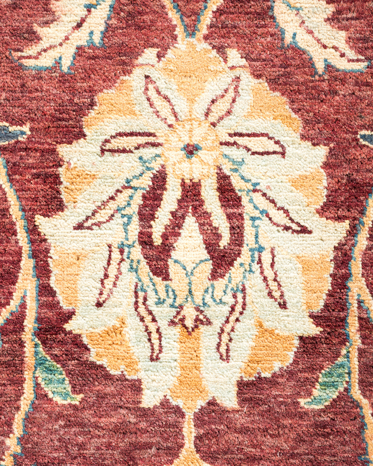 Mogul, One-of-a-Kind Hand-Knotted Area Rug - Red, 6' 2" x 8' 10"