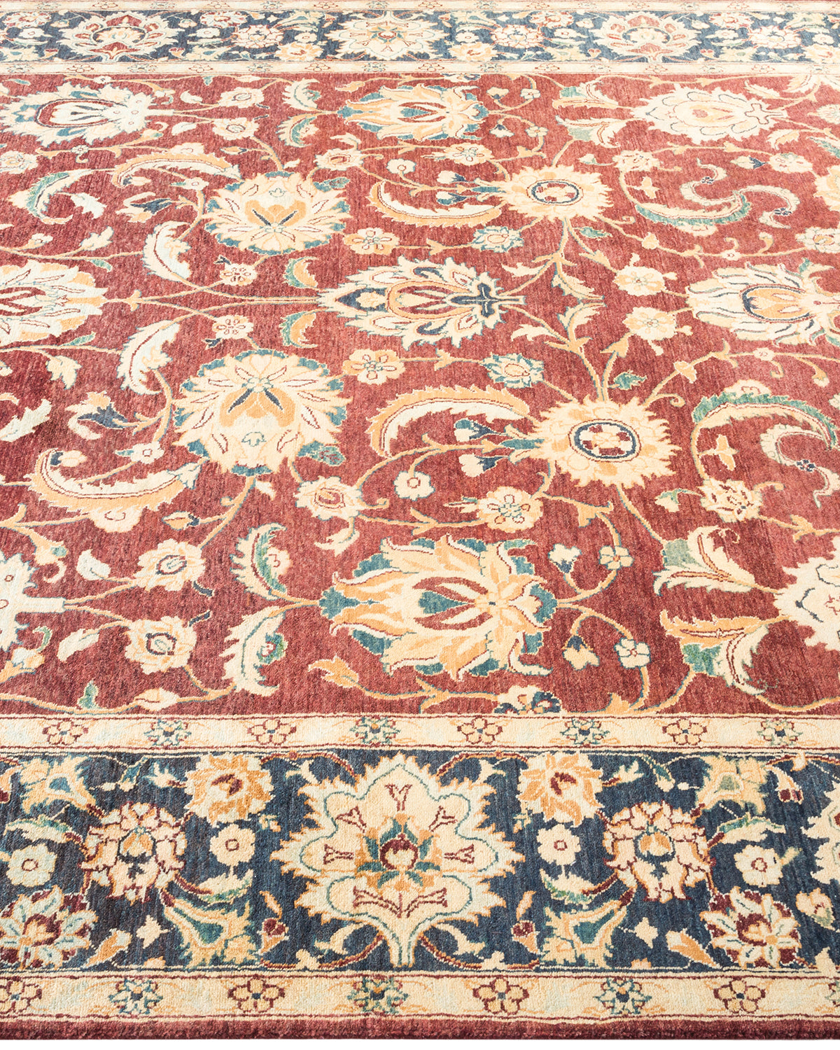 Mogul, One-of-a-Kind Hand-Knotted Area Rug - Red, 6' 2" x 8' 10"