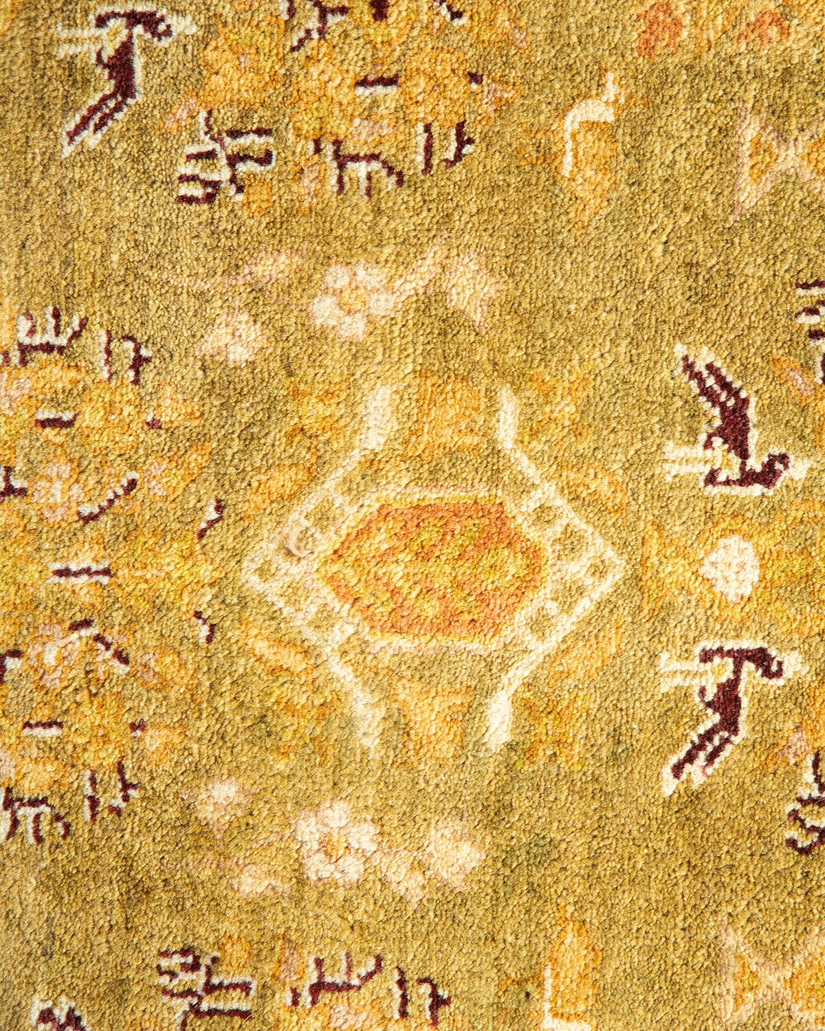 Mogul, One-of-a-Kind Hand-Knotted Area Rug - Green, 6' 2" x 8' 10"