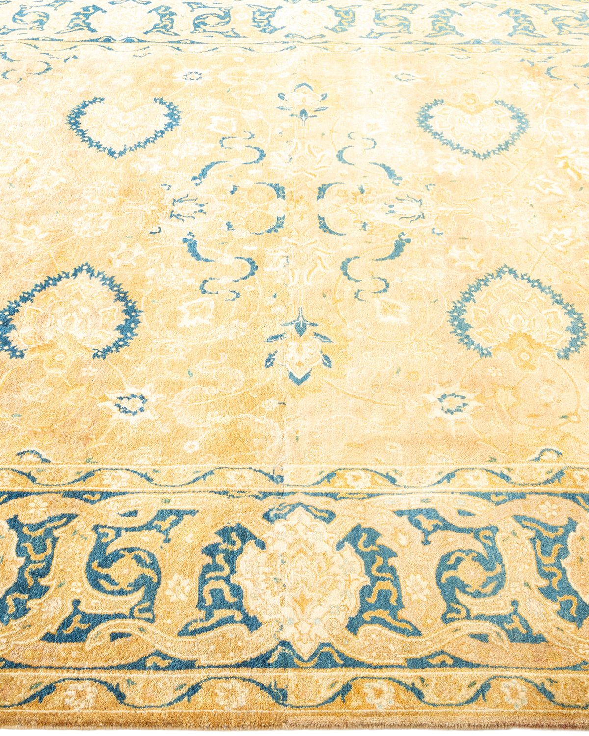 Mogul, One-of-a-Kind Hand-Knotted Area Rug - Ivory, 5' 10" x 8' 8"