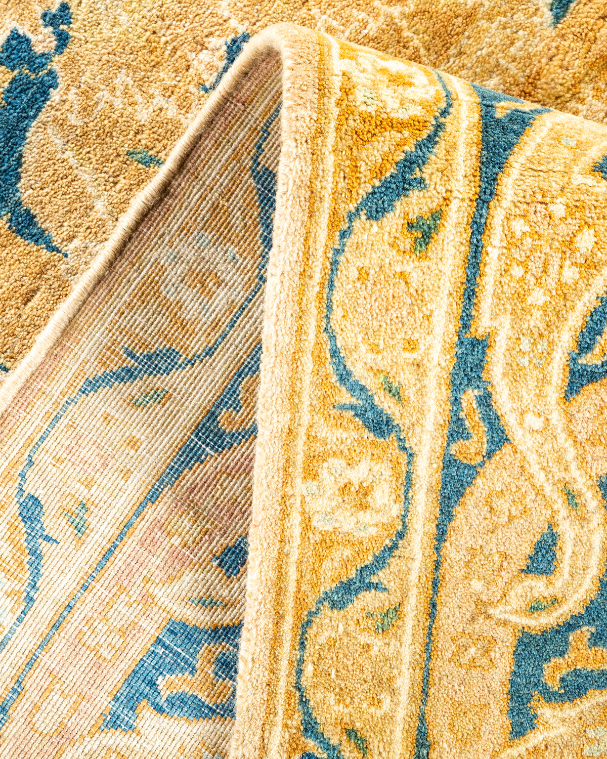 Mogul, One-of-a-Kind Hand-Knotted Area Rug - Ivory, 5' 10" x 8' 8"