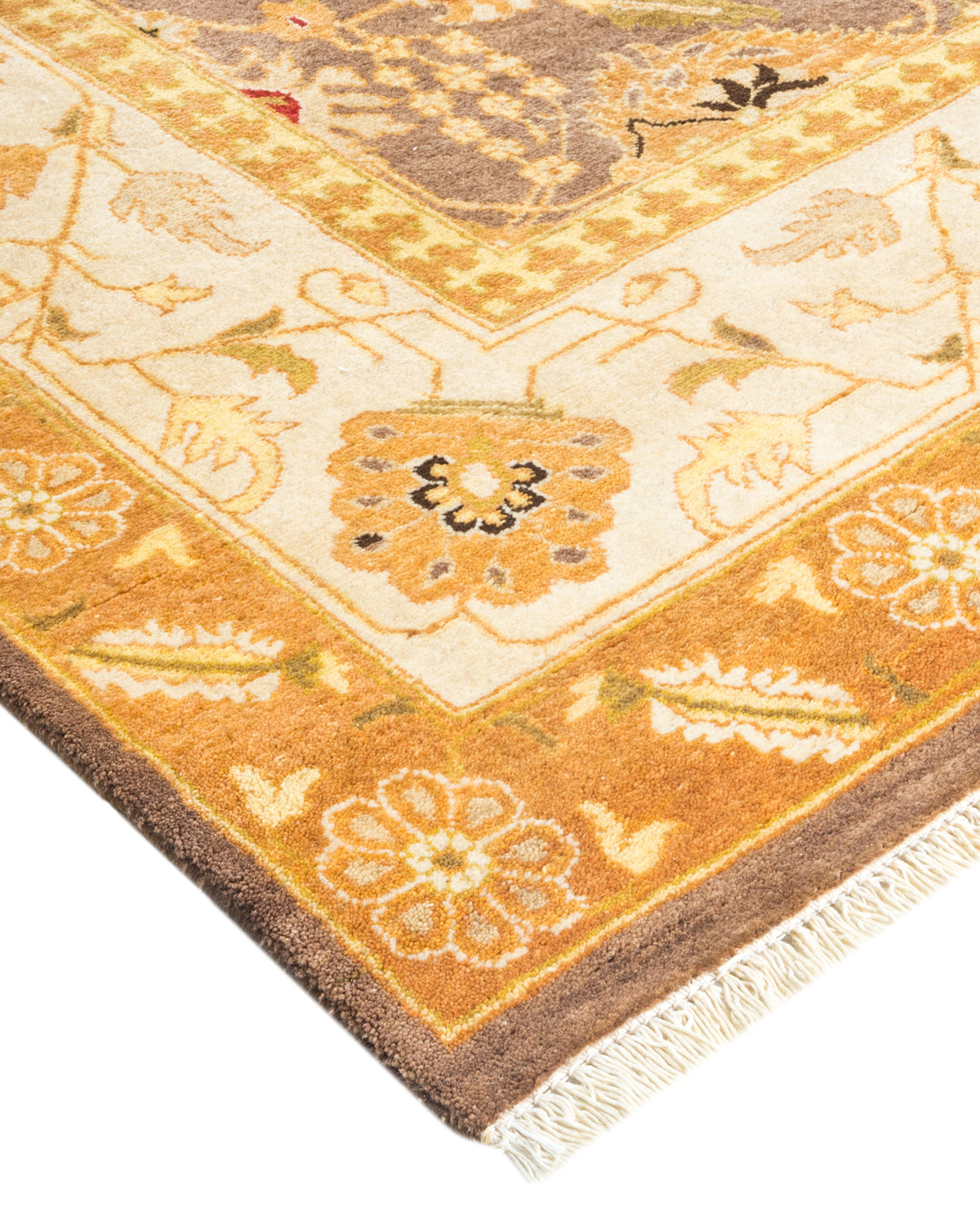 Mogul, One-of-a-Kind Hand-Knotted Area Rug - Brown, 6' 0" x 9' 1"