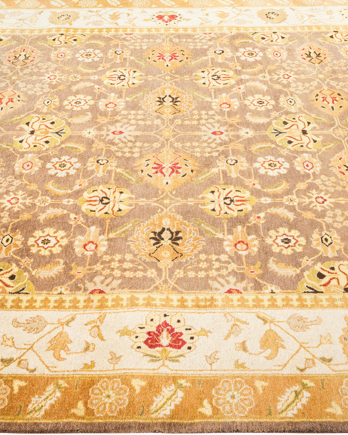 Mogul, One-of-a-Kind Hand-Knotted Area Rug - Brown, 6' 0" x 9' 1"
