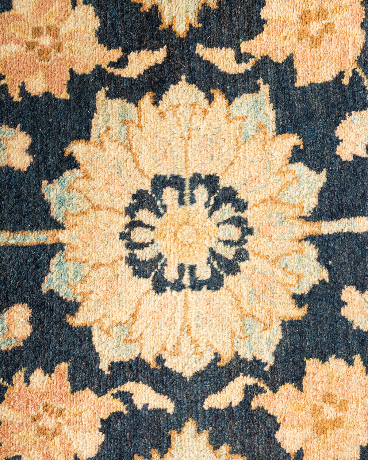 Mogul, One-of-a-Kind Hand-Knotted Area Rug - Blue, 6' 1" x 9' 0"