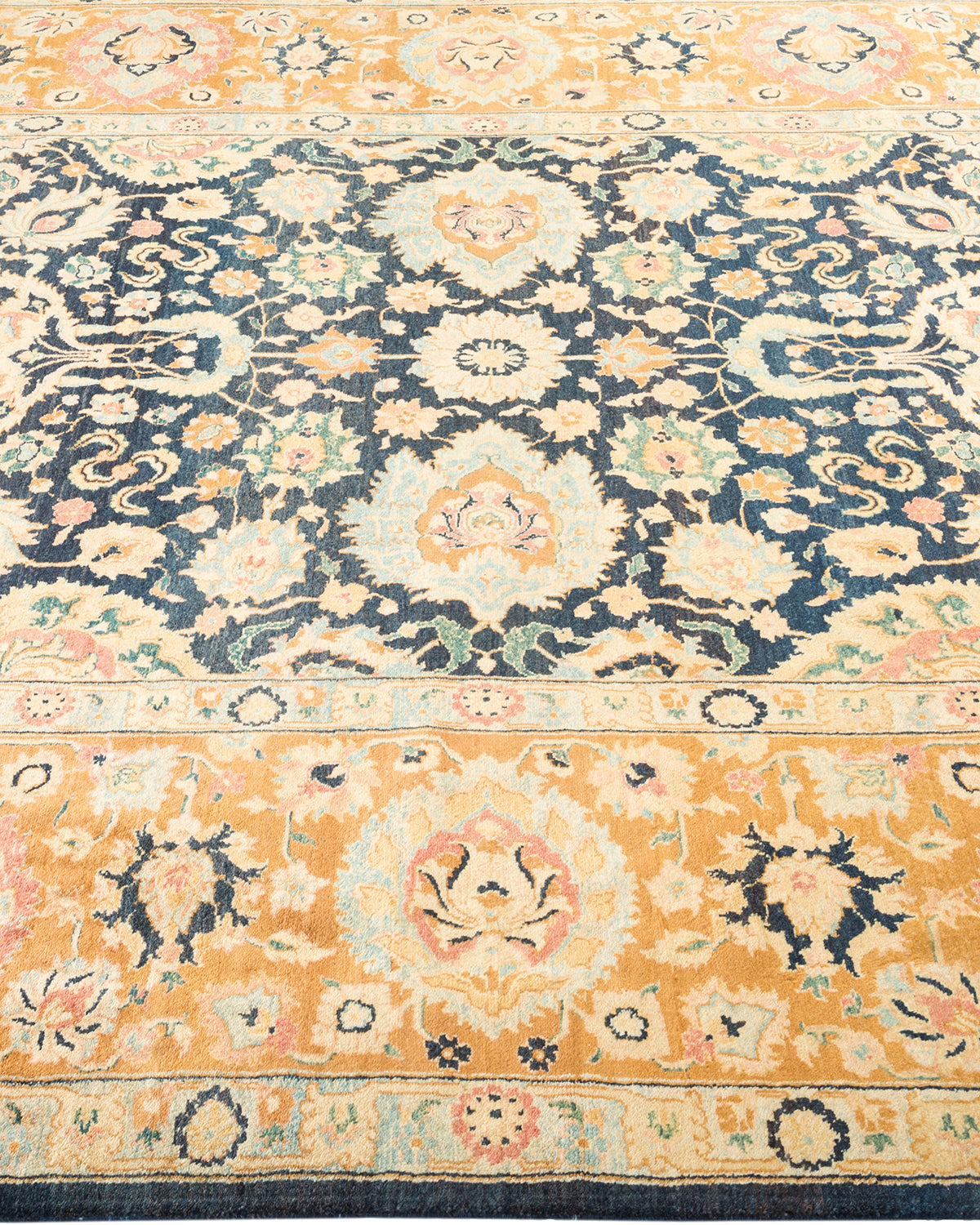 Mogul, One-of-a-Kind Hand-Knotted Area Rug - Blue, 6' 1" x 9' 0"