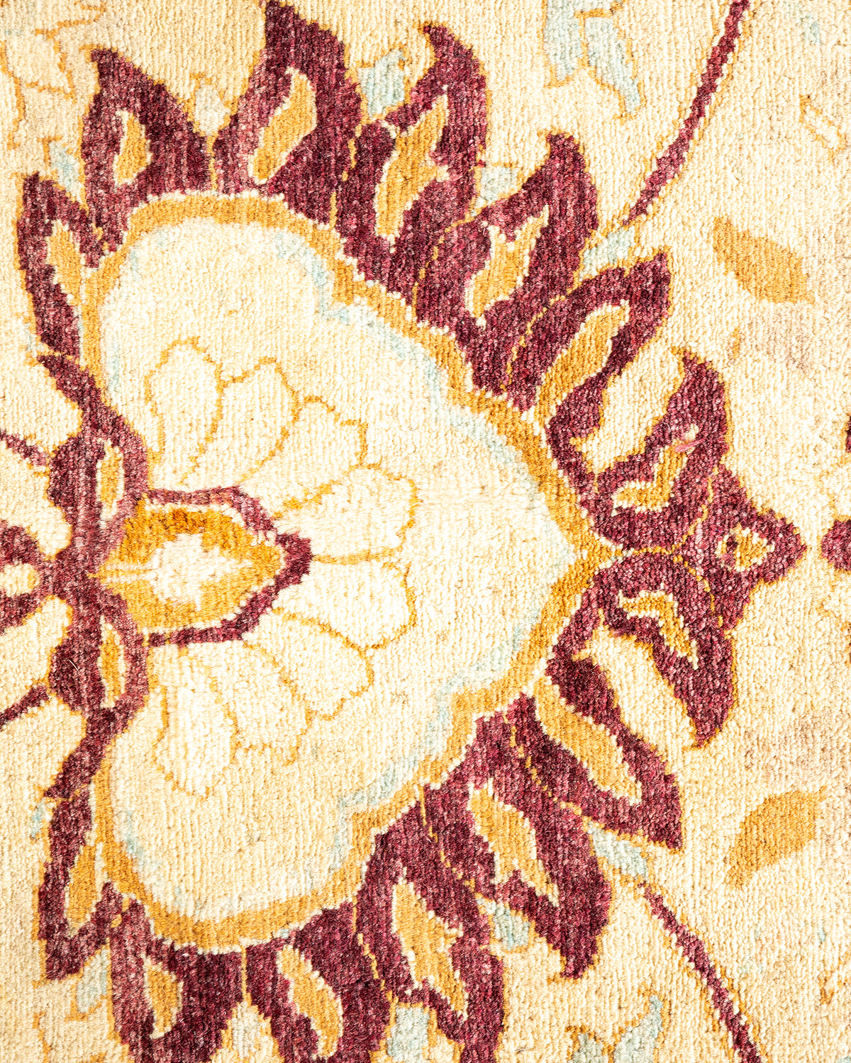 Mogul, One-of-a-Kind Hand-Knotted Area Rug - Ivory, 6' 1" x 9' 1"