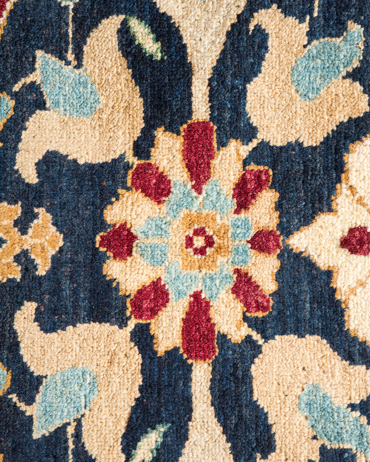 Mogul, One-of-a-Kind Hand-Knotted Area Rug - Blue, 6' 1" x 9' 1"
