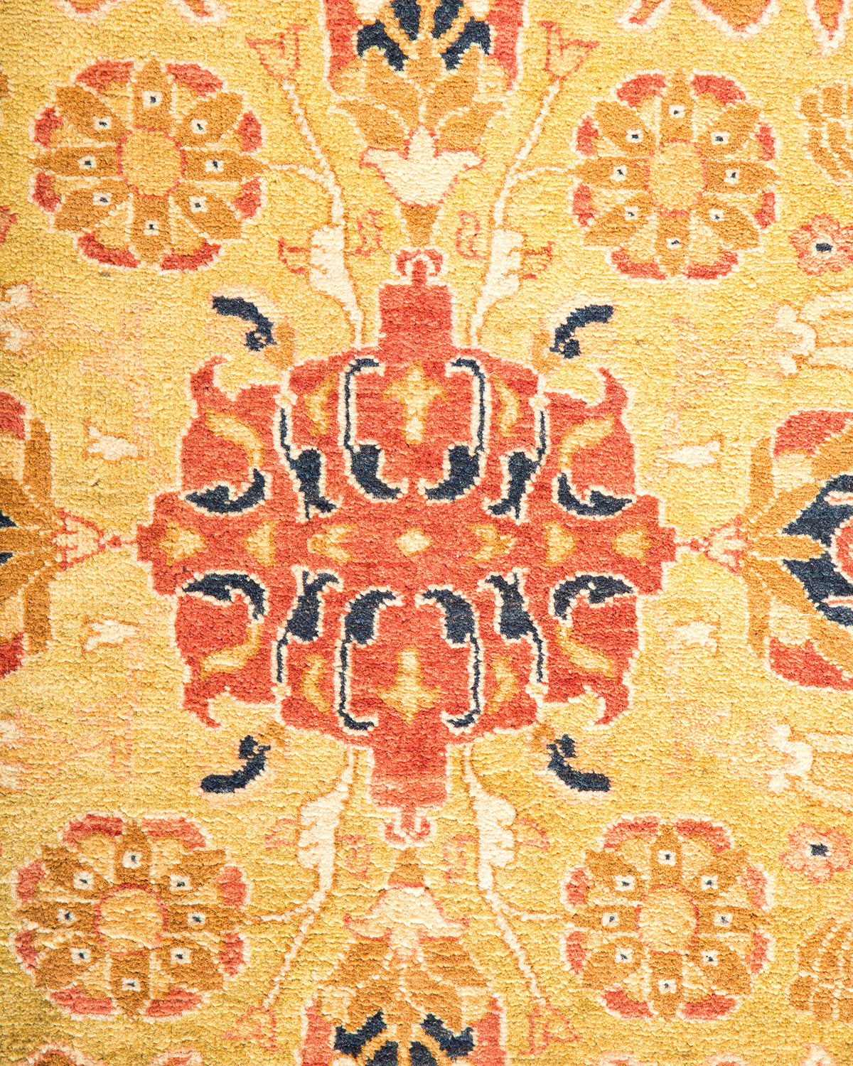 Mogul, One-of-a-Kind Hand-Knotted Area Rug - Orange, 6' 1" x 8' 9"