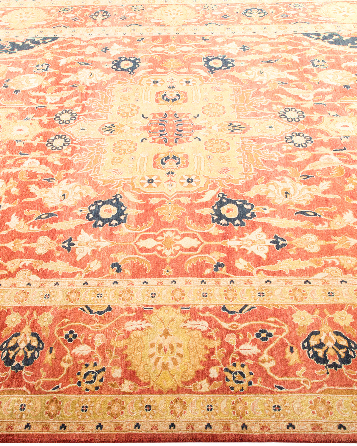 Mogul, One-of-a-Kind Hand-Knotted Area Rug - Orange, 6' 1" x 8' 9"