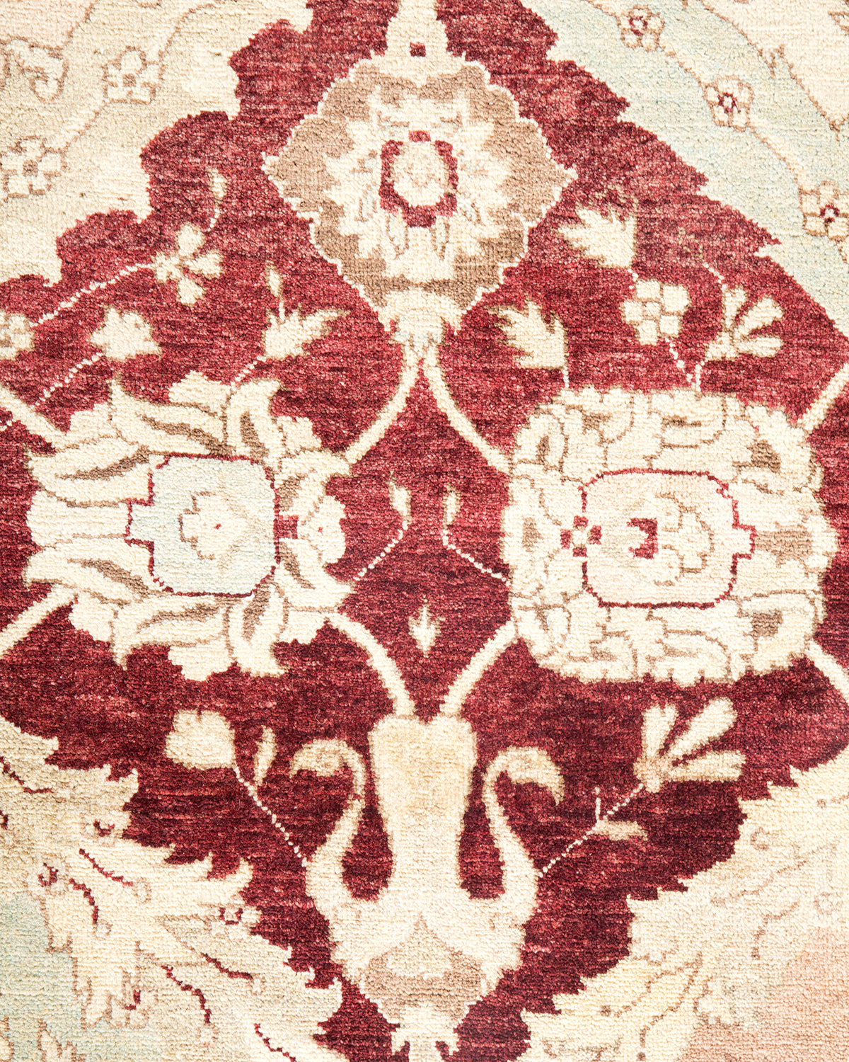 Mogul, One-of-a-Kind Hand-Knotted Area Rug - Ivory, 6' 1" x 9' 1"
