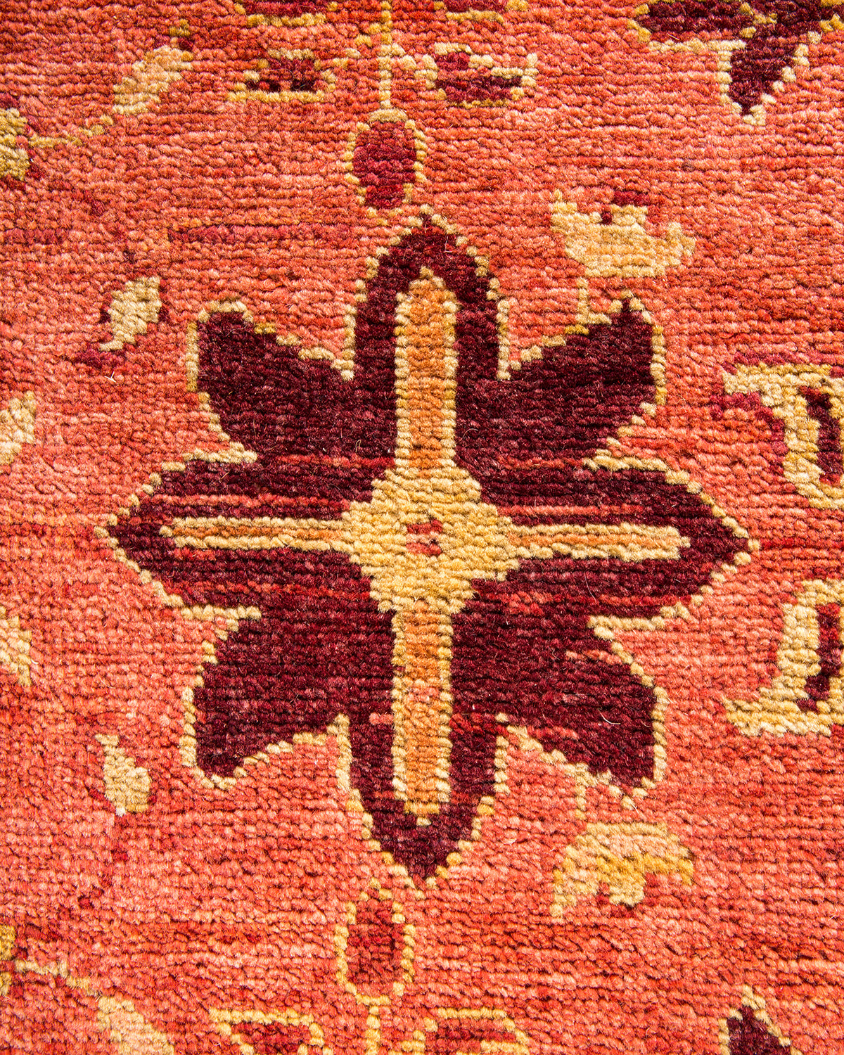 Eclectic, One-of-a-Kind Hand-Knotted Area Rug - Pink, 7' 10" x 10' 2"
