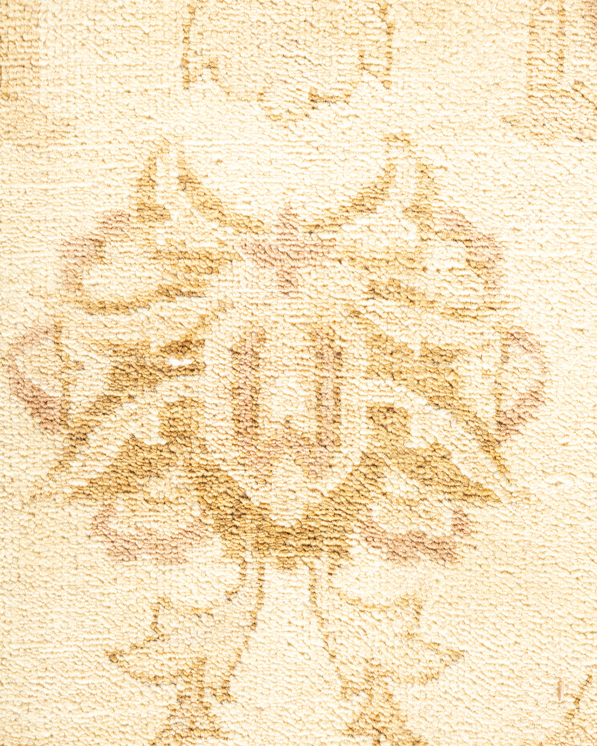 Eclectic, One-of-a-Kind Hand-Knotted Area Rug - Ivory, 8' 1" x 10' 1"