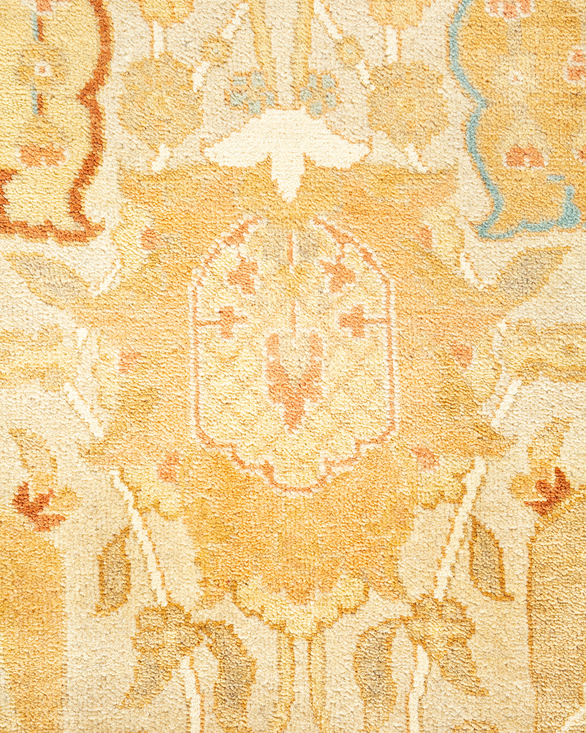 Eclectic, One-of-a-Kind Hand-Knotted Area Rug - Ivory, 8' 0" x 9' 10"
