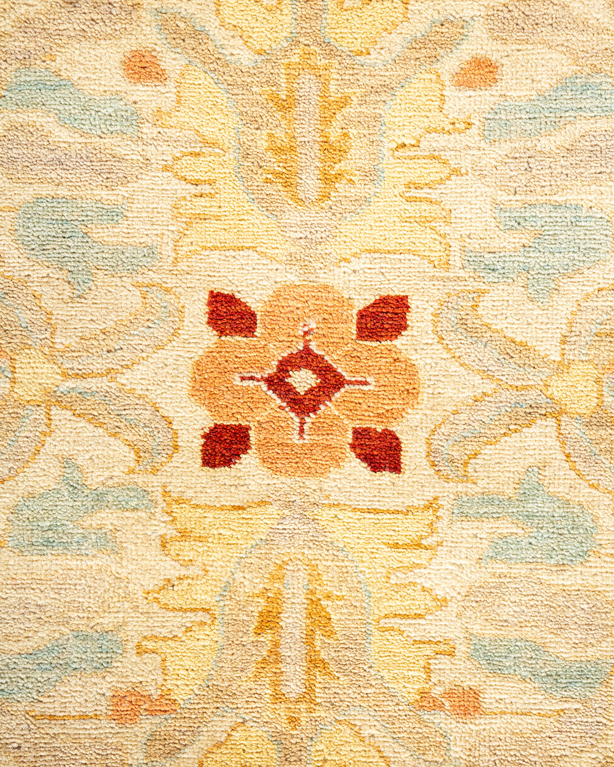 Eclectic, One-of-a-Kind Hand-Knotted Area Rug - Ivory, 8' 0" x 10' 4"