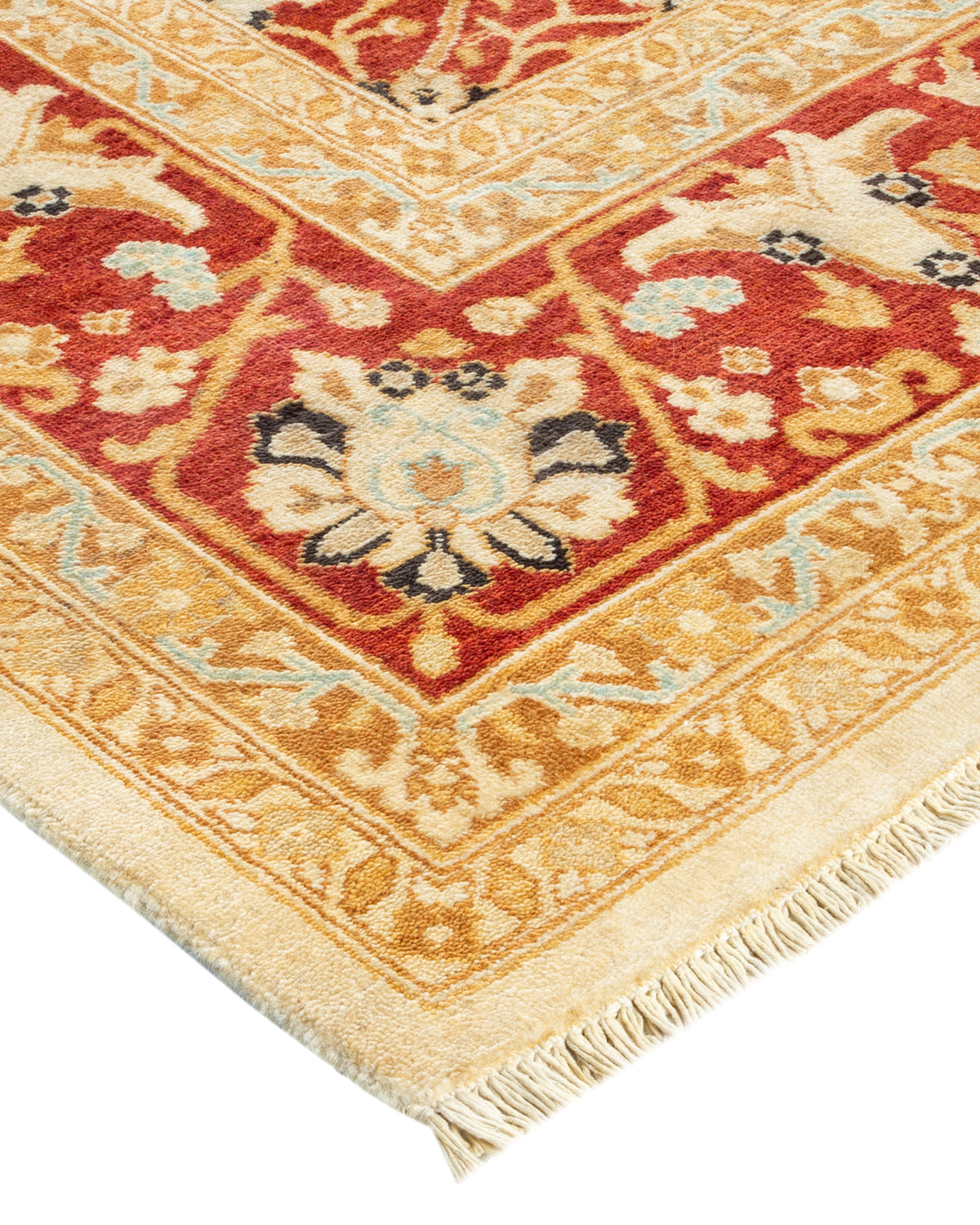 Eclectic, One-of-a-Kind Hand-Knotted Area Rug - Ivory, 8' 0" x 10' 4"