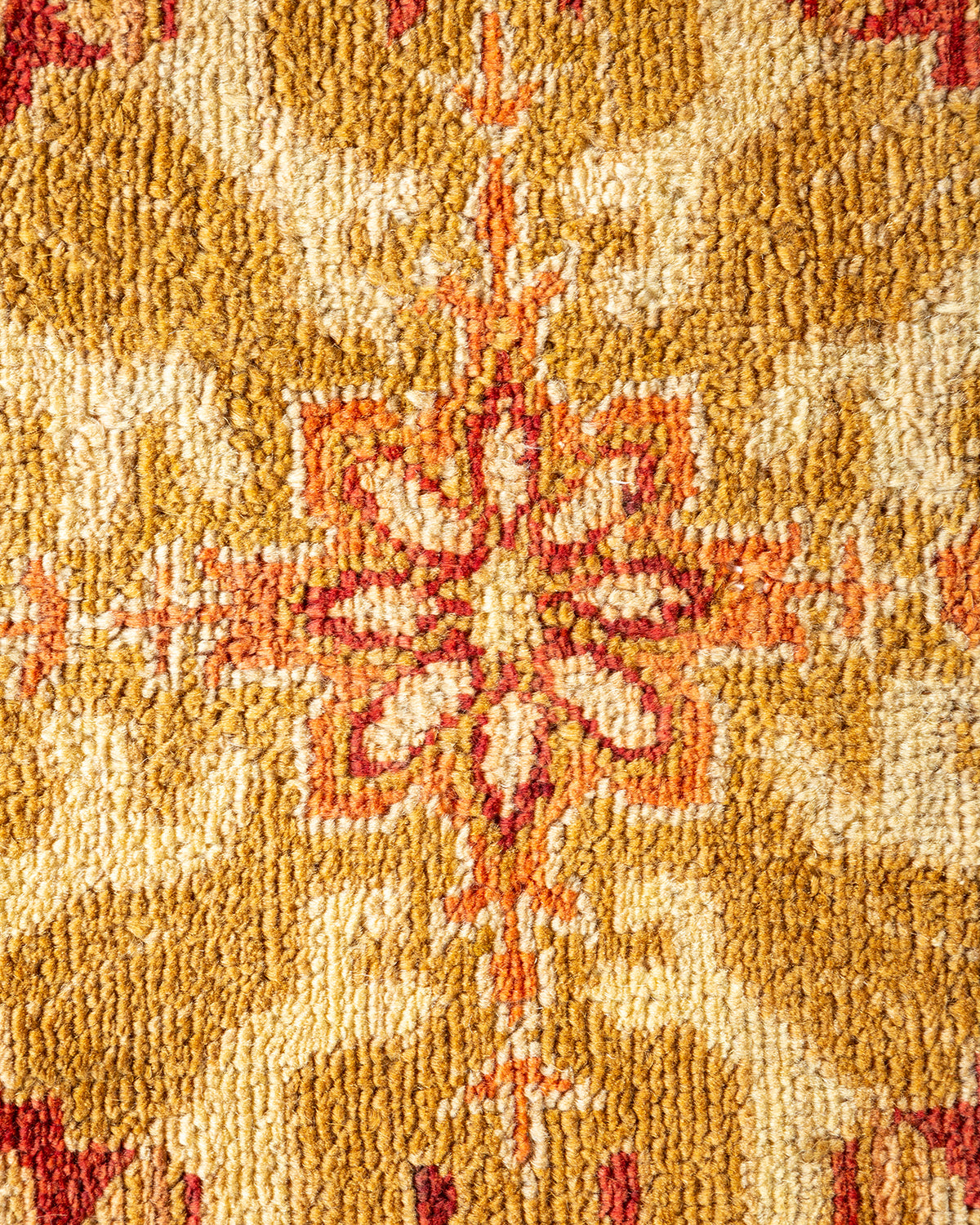 Eclectic, One-of-a-Kind Hand-Knotted Area Rug - Red, 8' 3" x 10' 1"
