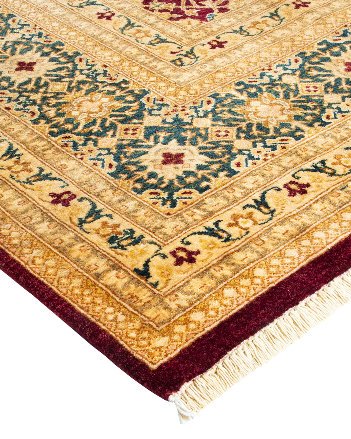 Mogul, One-of-a-Kind Hand-Knotted Area Rug - Red, 8' 3" x 10' 2"