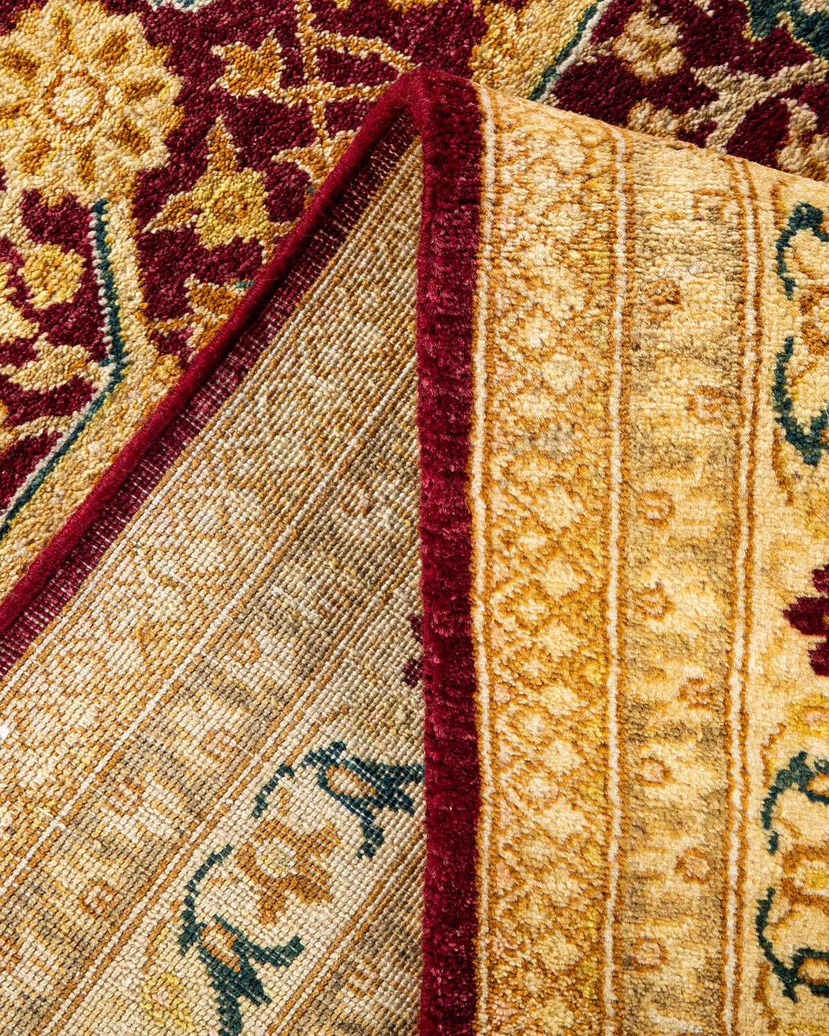 Mogul, One-of-a-Kind Hand-Knotted Area Rug - Red, 8' 3" x 10' 2"