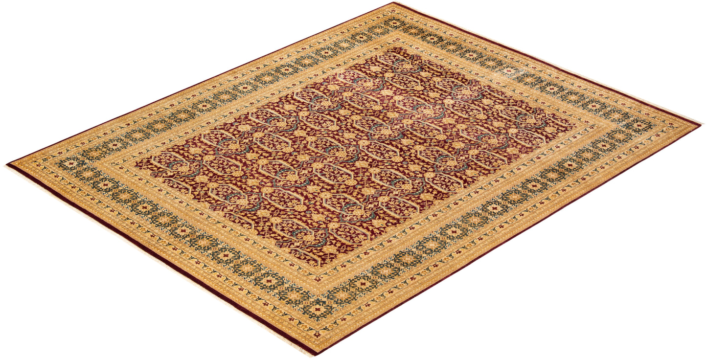 Mogul, One-of-a-Kind Hand-Knotted Area Rug - Red, 8' 3" x 10' 2"
