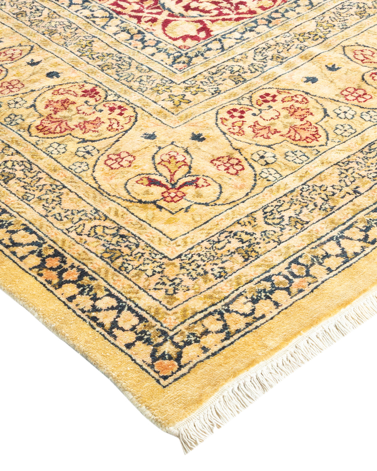 Mogul, One-of-a-Kind Hand-Knotted Area Rug - Yellow, 8' 0" x 10' 0"