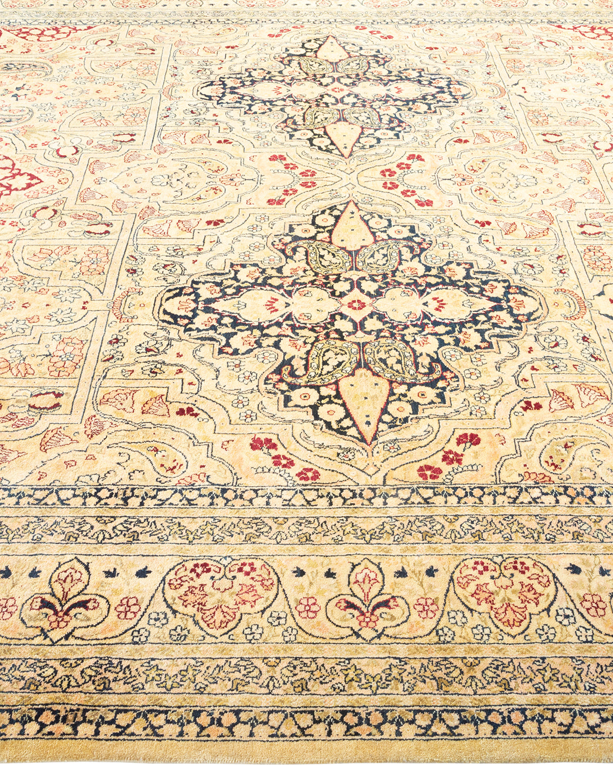 Mogul, One-of-a-Kind Hand-Knotted Area Rug - Yellow, 8' 0" x 10' 0"