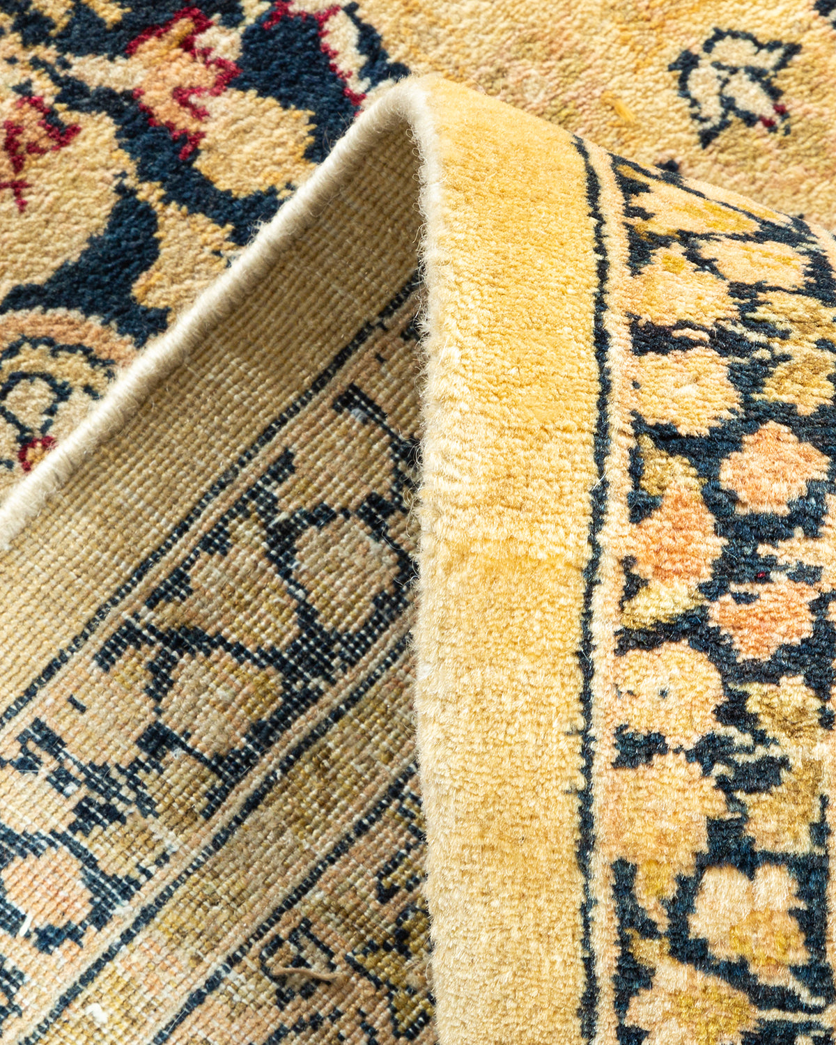 Mogul, One-of-a-Kind Hand-Knotted Area Rug - Yellow, 8' 0" x 10' 0"