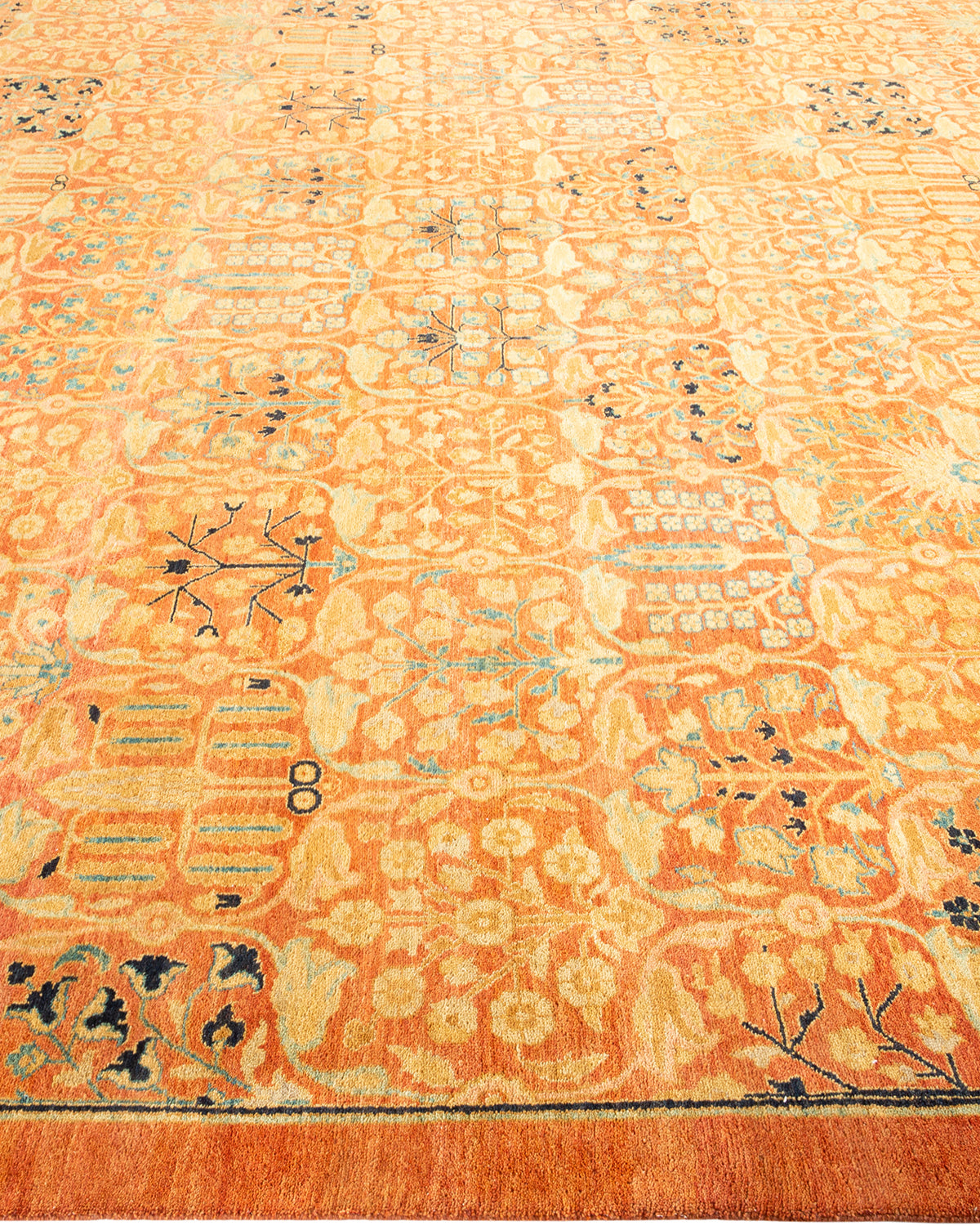 Mogul, One-of-a-Kind Hand-Knotted Area Rug - Orange, 8' 2" x 10' 3"