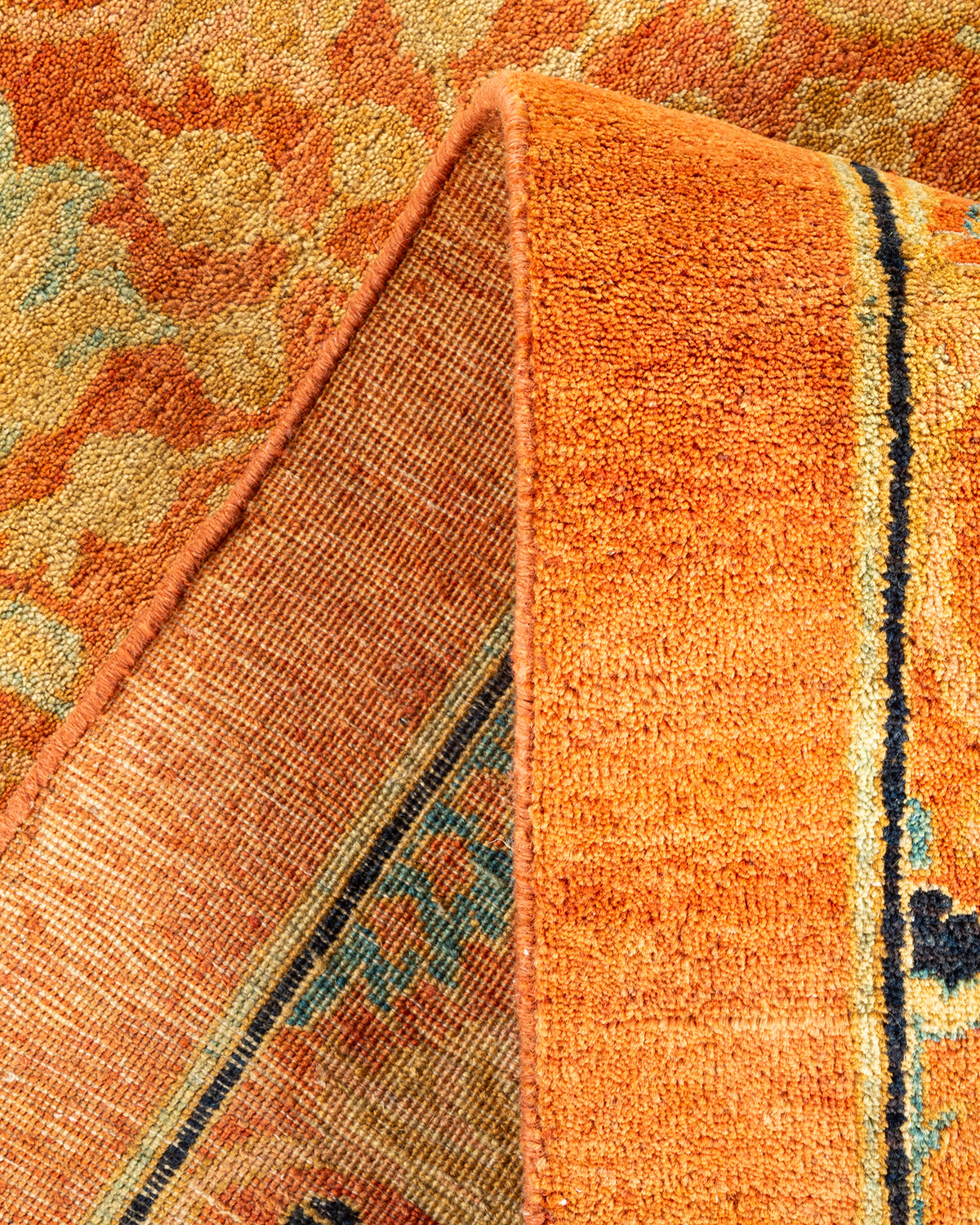 Mogul, One-of-a-Kind Hand-Knotted Area Rug - Orange, 8' 2" x 10' 3"