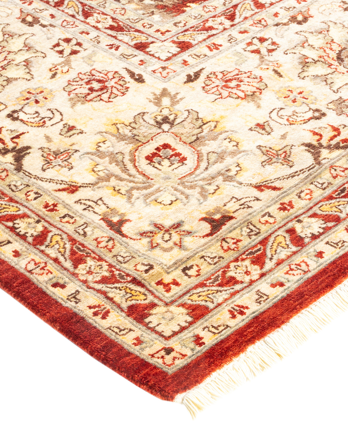Mogul, One-of-a-Kind Hand-Knotted Area Rug - Orange, 8' 3" x 10' 5"