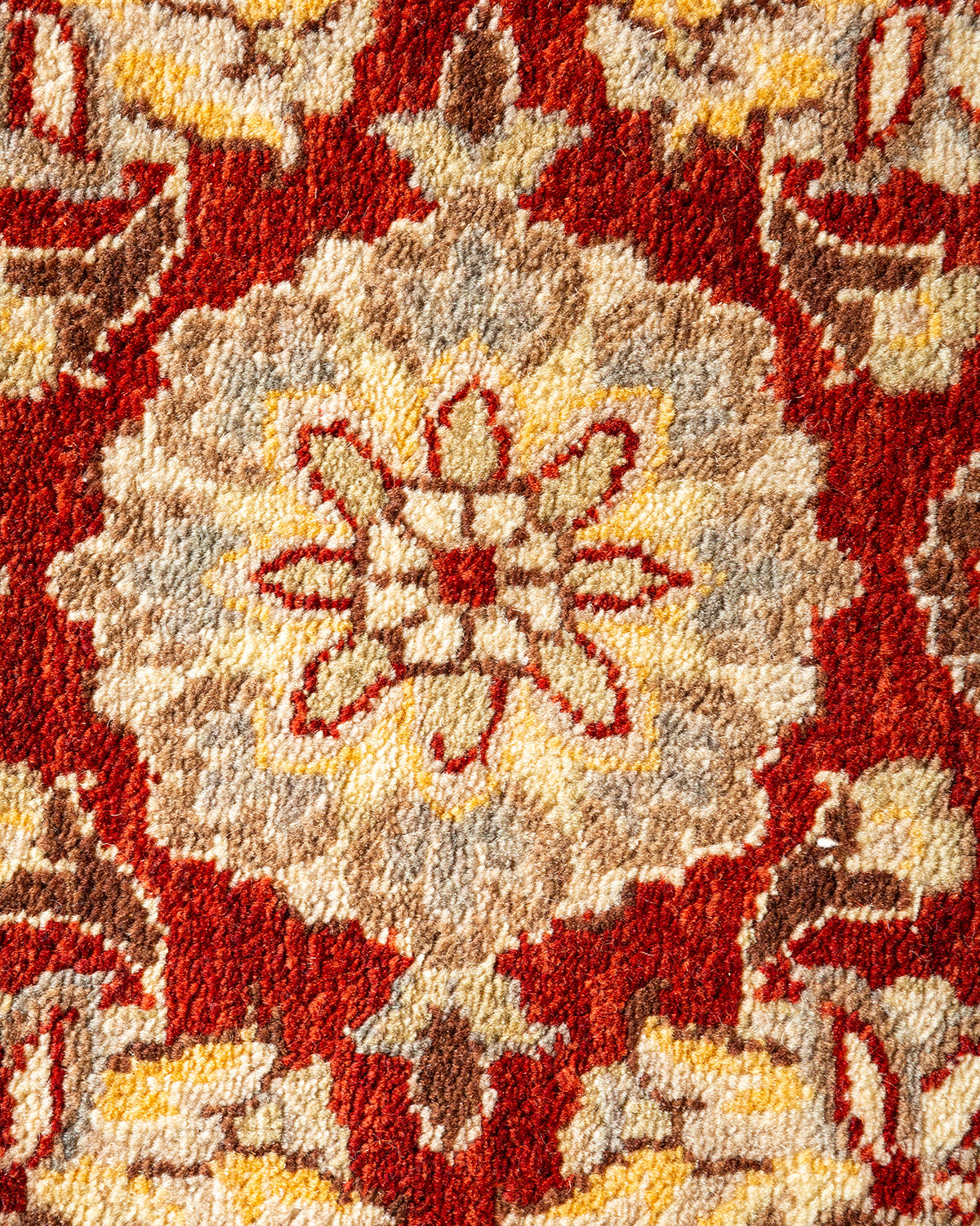 Mogul, One-of-a-Kind Hand-Knotted Area Rug - Orange, 8' 3" x 10' 5"
