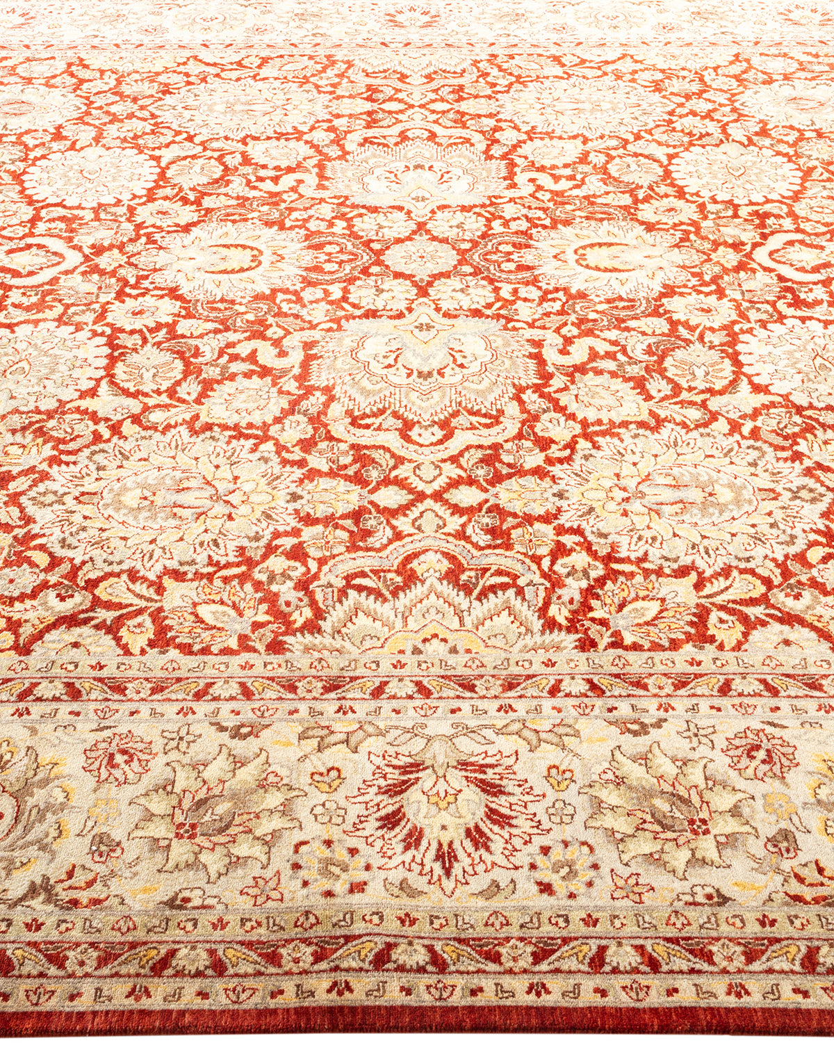 Mogul, One-of-a-Kind Hand-Knotted Area Rug - Orange, 8' 3" x 10' 5"