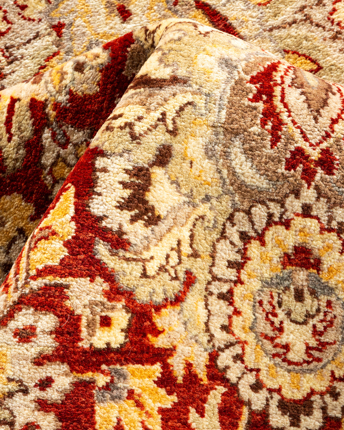 Mogul, One-of-a-Kind Hand-Knotted Area Rug - Orange, 8' 3" x 10' 5"