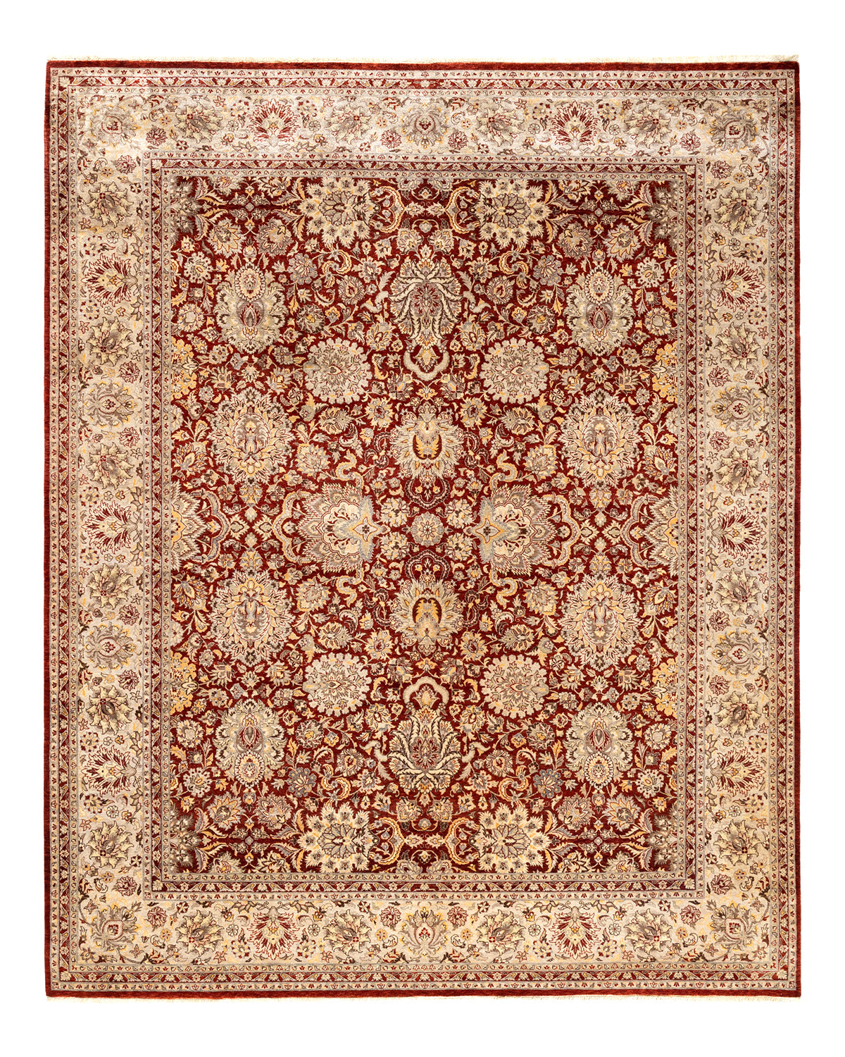 Mogul, One-of-a-Kind Hand-Knotted Area Rug - Orange, 8' 3" x 10' 5"