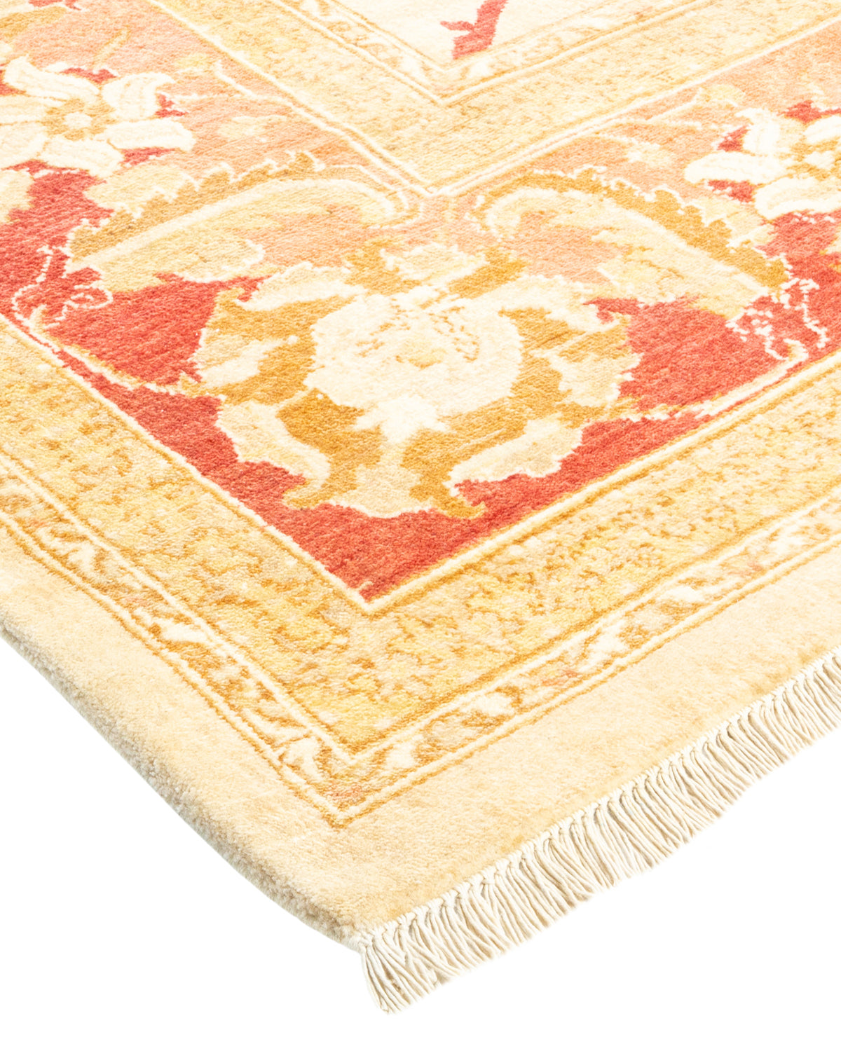 Mogul, One-of-a-Kind Hand-Knotted Area Rug - Ivory, 8' 1" x 10' 7"