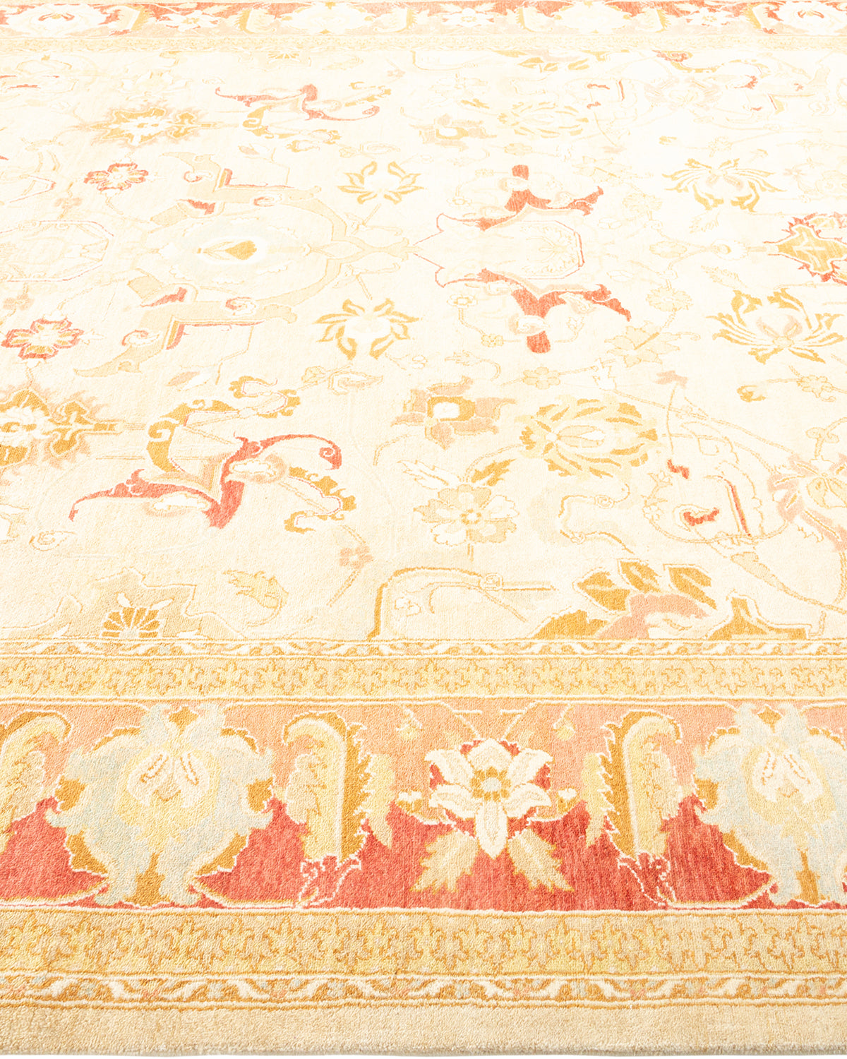 Mogul, One-of-a-Kind Hand-Knotted Area Rug - Ivory, 8' 1" x 10' 7"