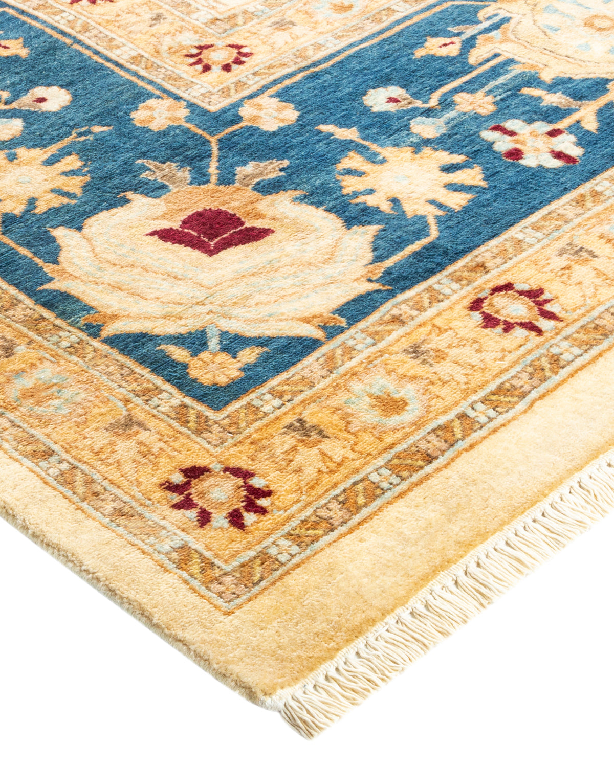 Mogul, One-of-a-Kind Hand-Knotted Area Rug - Ivory, 8' 1" x 10' 1"