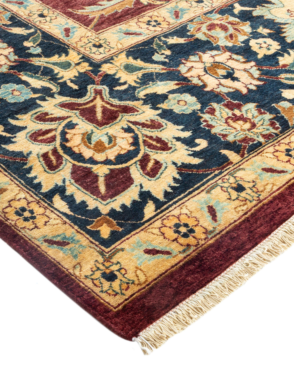 Mogul, One-of-a-Kind Hand-Knotted Area Rug - Red, 8' 1" x 10' 7"