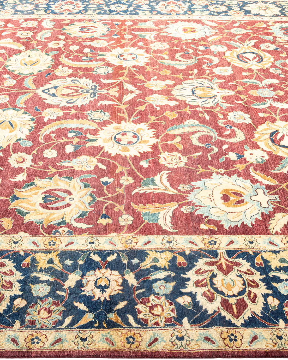 Mogul, One-of-a-Kind Hand-Knotted Area Rug - Red, 8' 1" x 10' 7"